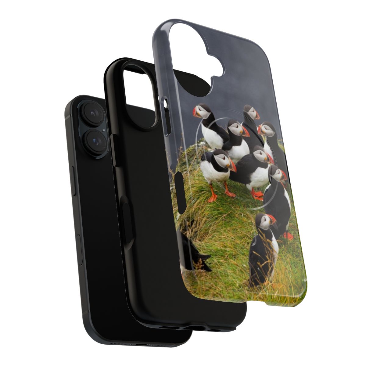 Puffins Magnetic Tough Phone Cases - Layers