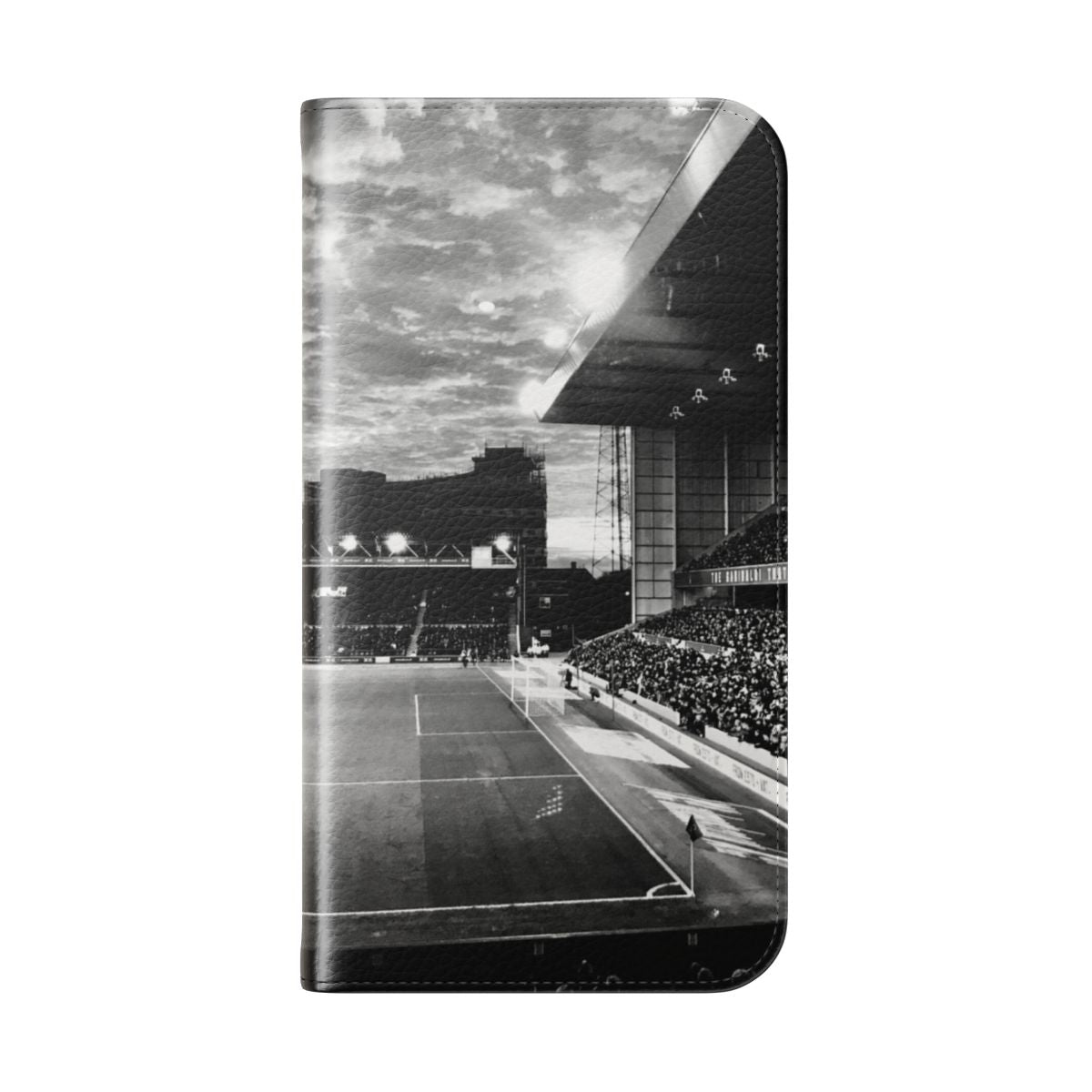 Nottingham Forest City Ground Inspired Flip Cover Phone Case - Folded Back