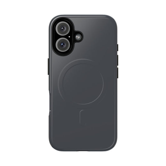 Solid graphite gray iPhone 13 Pro case with a sleek magnetic design for protection