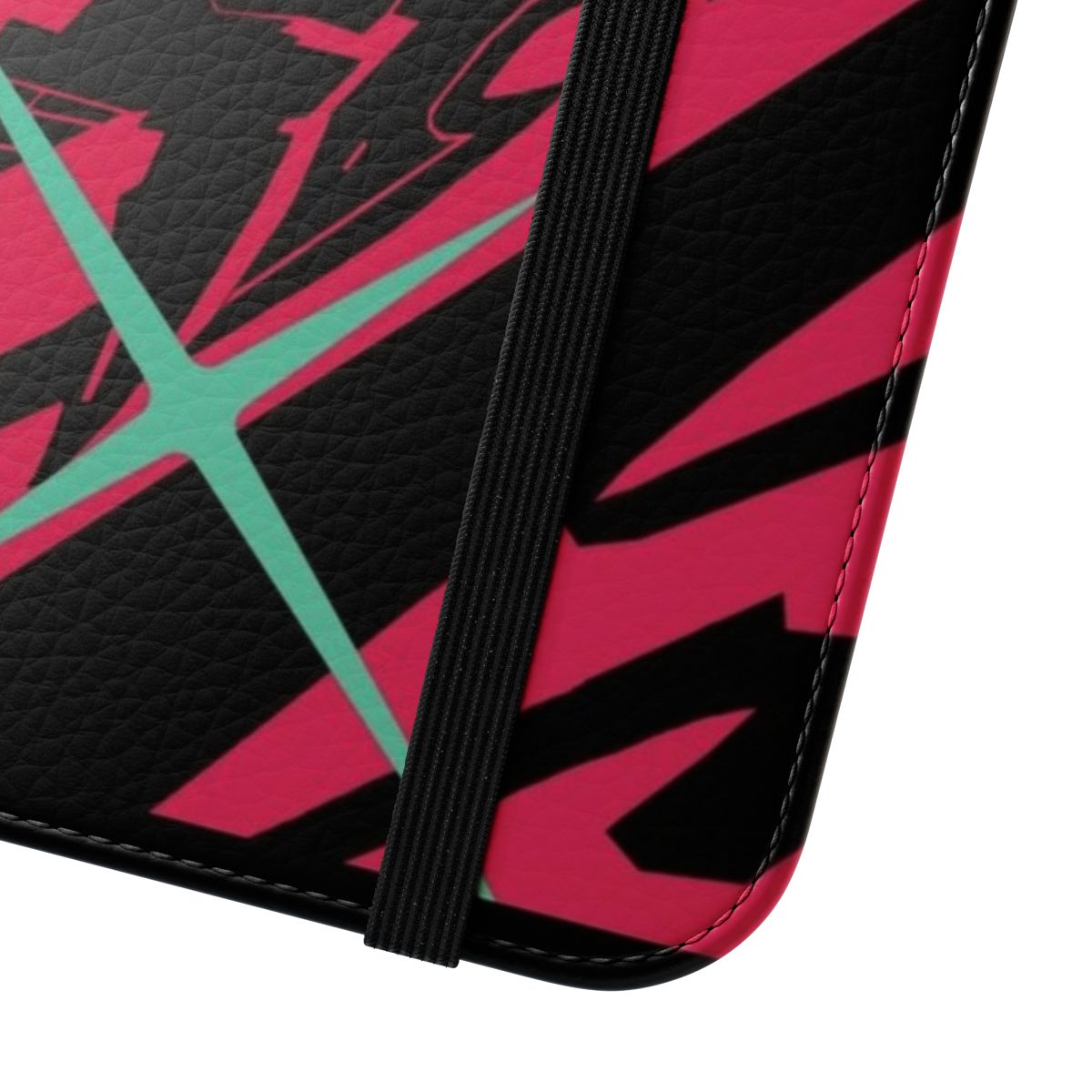 Xenoblade Chronicles-themed flip phone case with Mythra and Rex design - Close Up