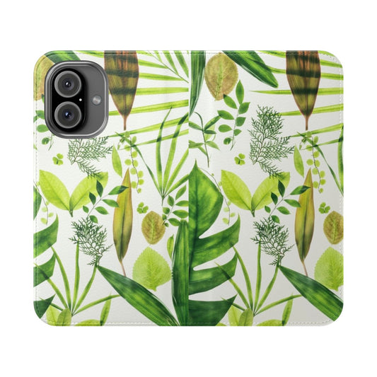 Close-up photo of a lush, green foliage phone case