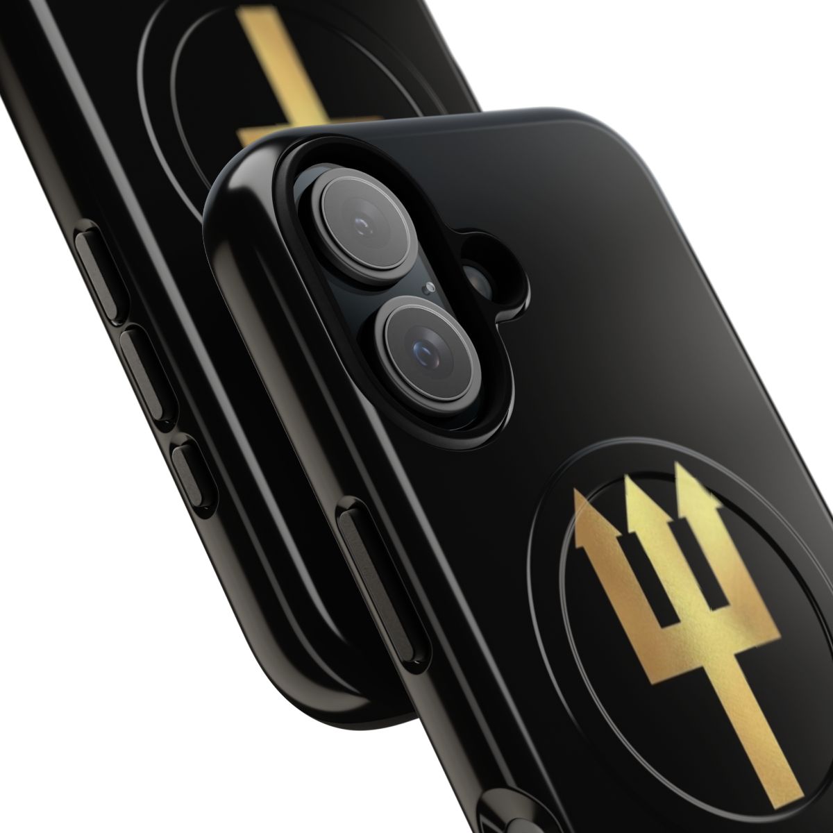 Magnetic tough phone case with the United Trident design for Manchester United fans - Detail