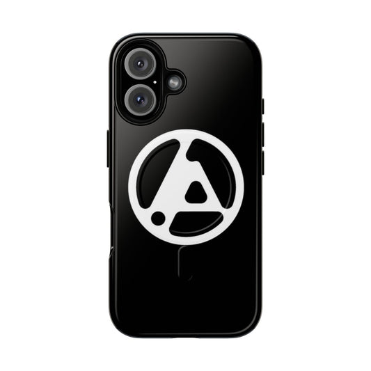 Abstract black and white Linkin Park inspired phone case design