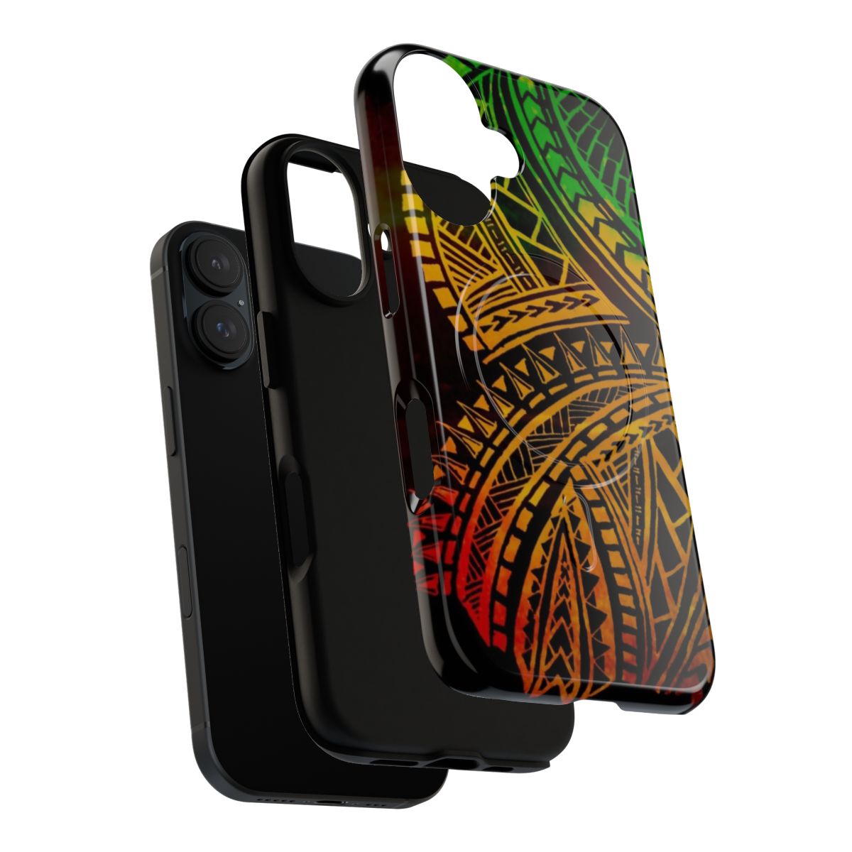 Polynesian tribal pattern phone case for Galaxy S series - Layers