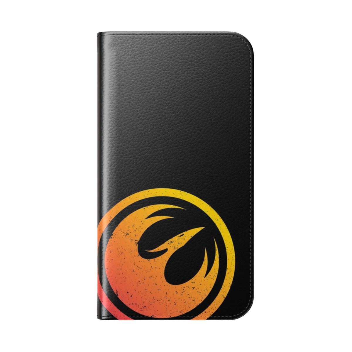 Distressed Star Wars Rebels-inspired flip cover phone case - Folded Back