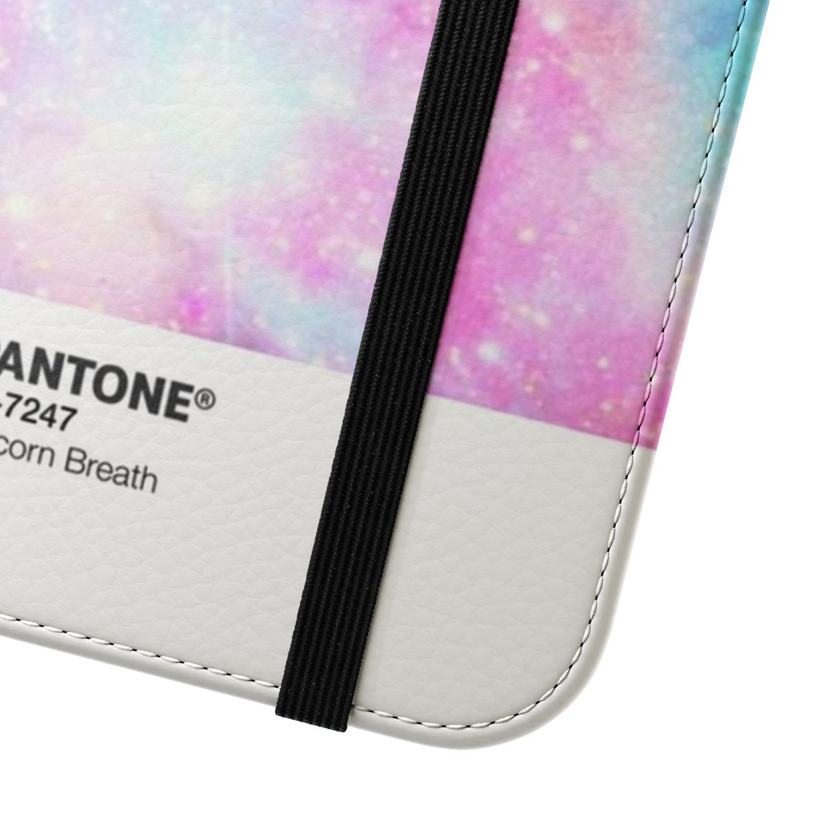 Colorful and stylish unicorn-inspired galaxy phone case - Close Up