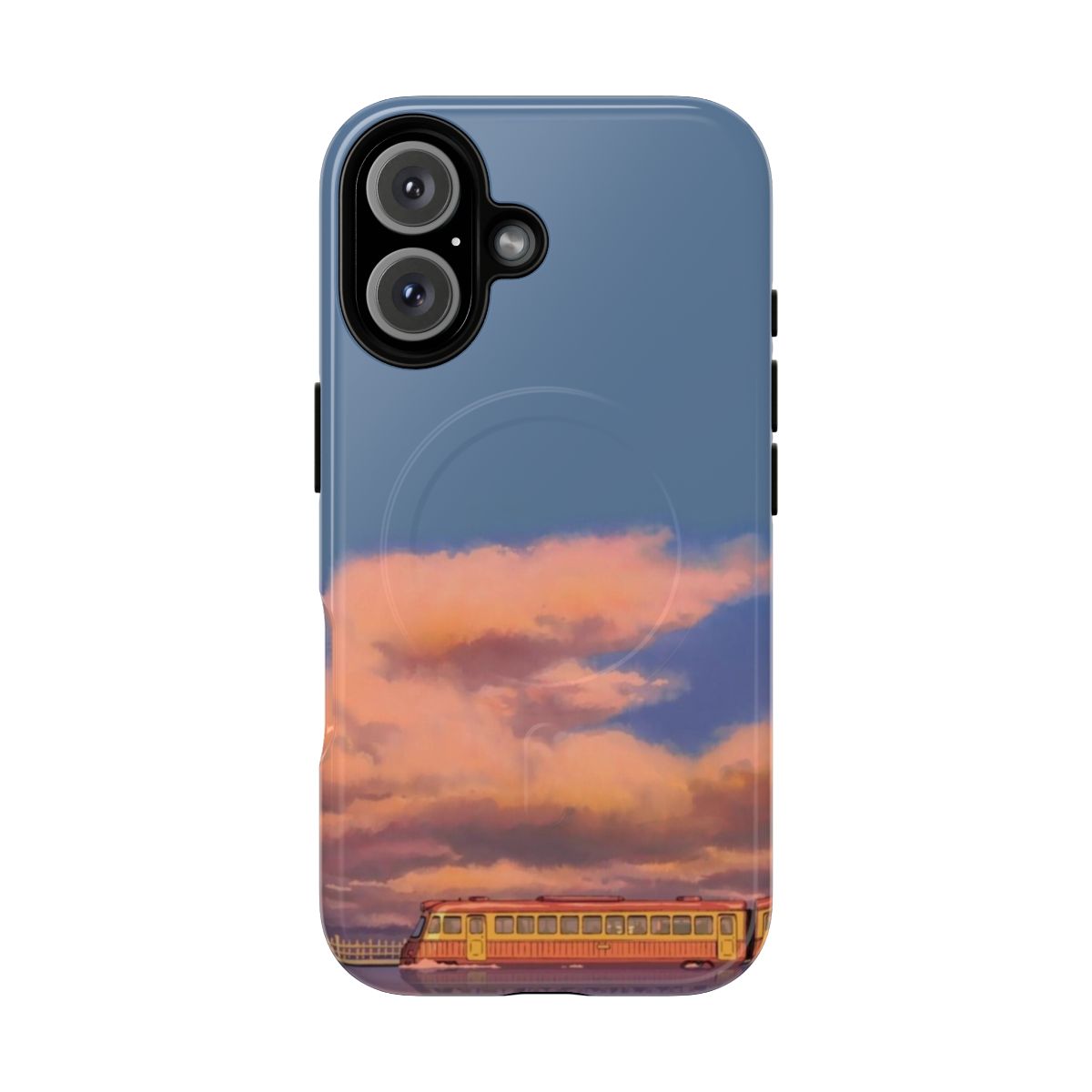 Spirited Away inspired magnetic tough phone cases with anime and fantasy design