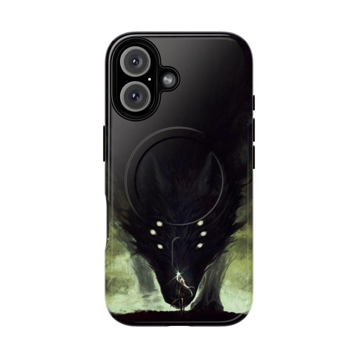 Magnetic tough phone case with fantasy wolf and elf design for Dragon Age fans