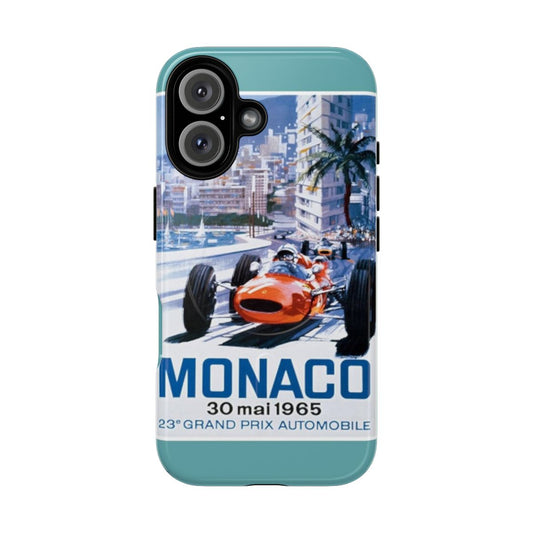 Retro Monaco F1 Classic 1965 Magnetic Phone Case