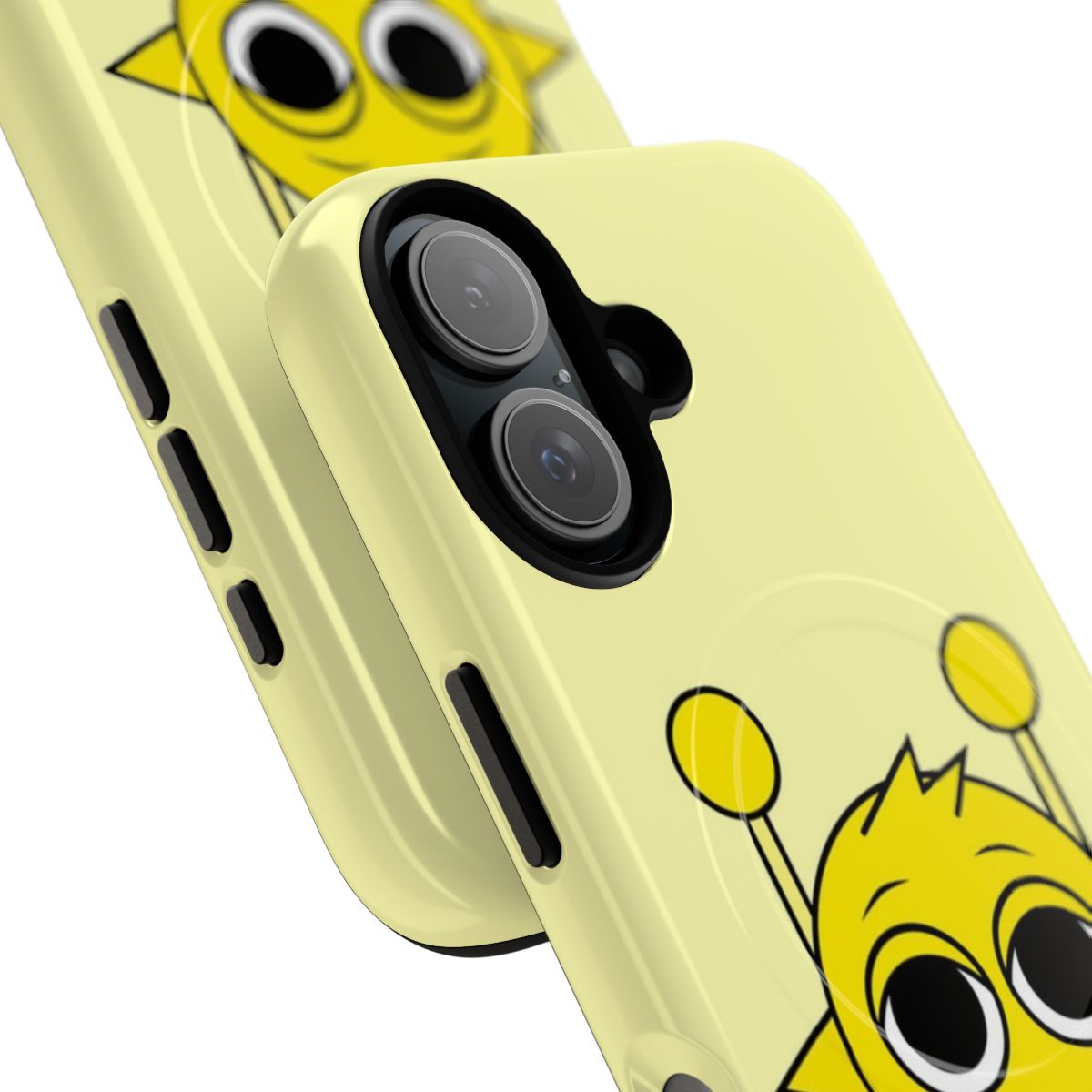 Sprunki Happy Simon (Yellow) Magnetic Tough Phone Case - Detail