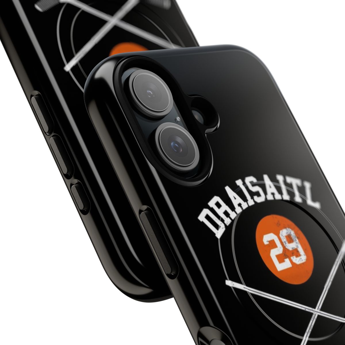 Hockey player Leon Draisaitl-inspired magnetic tough phone case - Detail