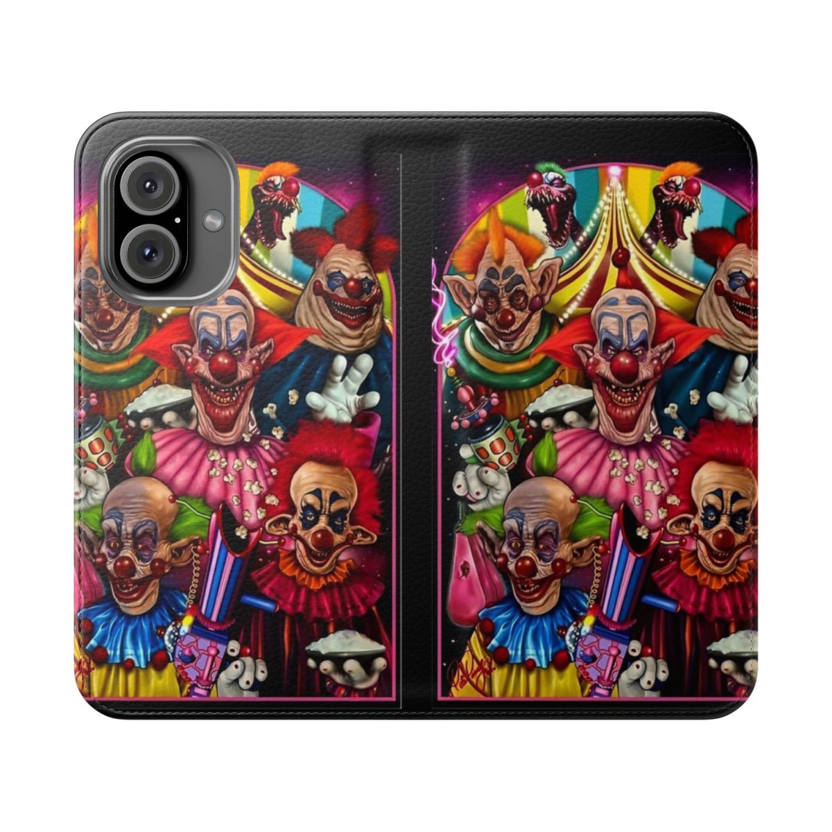 Killer Klowns from Outer Space inspired flip cover phone case