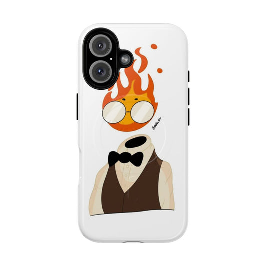 Grillby's Magnetic Tough Phone Case with Undertale Motif