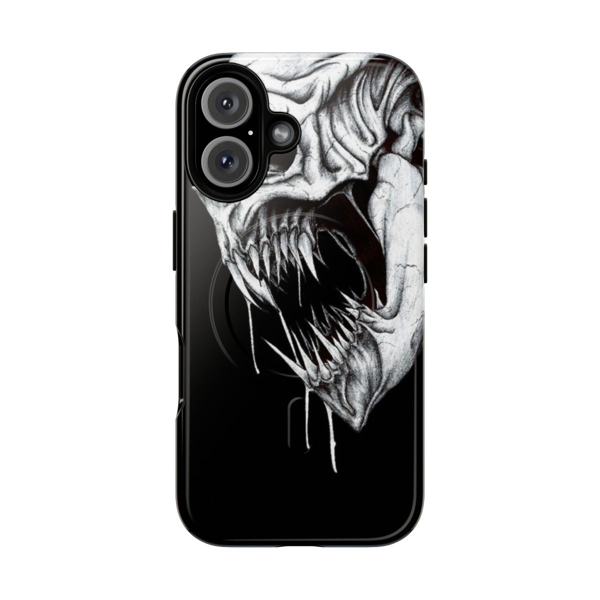 Grim Reaper-themed magnetic tough phone case