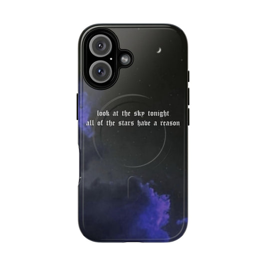 Lil Peep-inspired magnetic tough phone case with edgy, aesthetic design