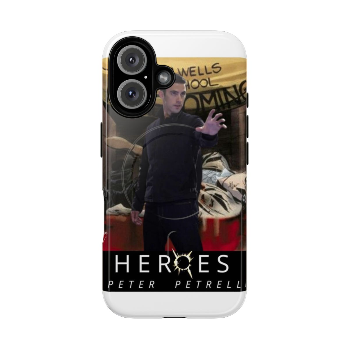 Peter Petrelli magnetic protective phone case with heroes inspired design